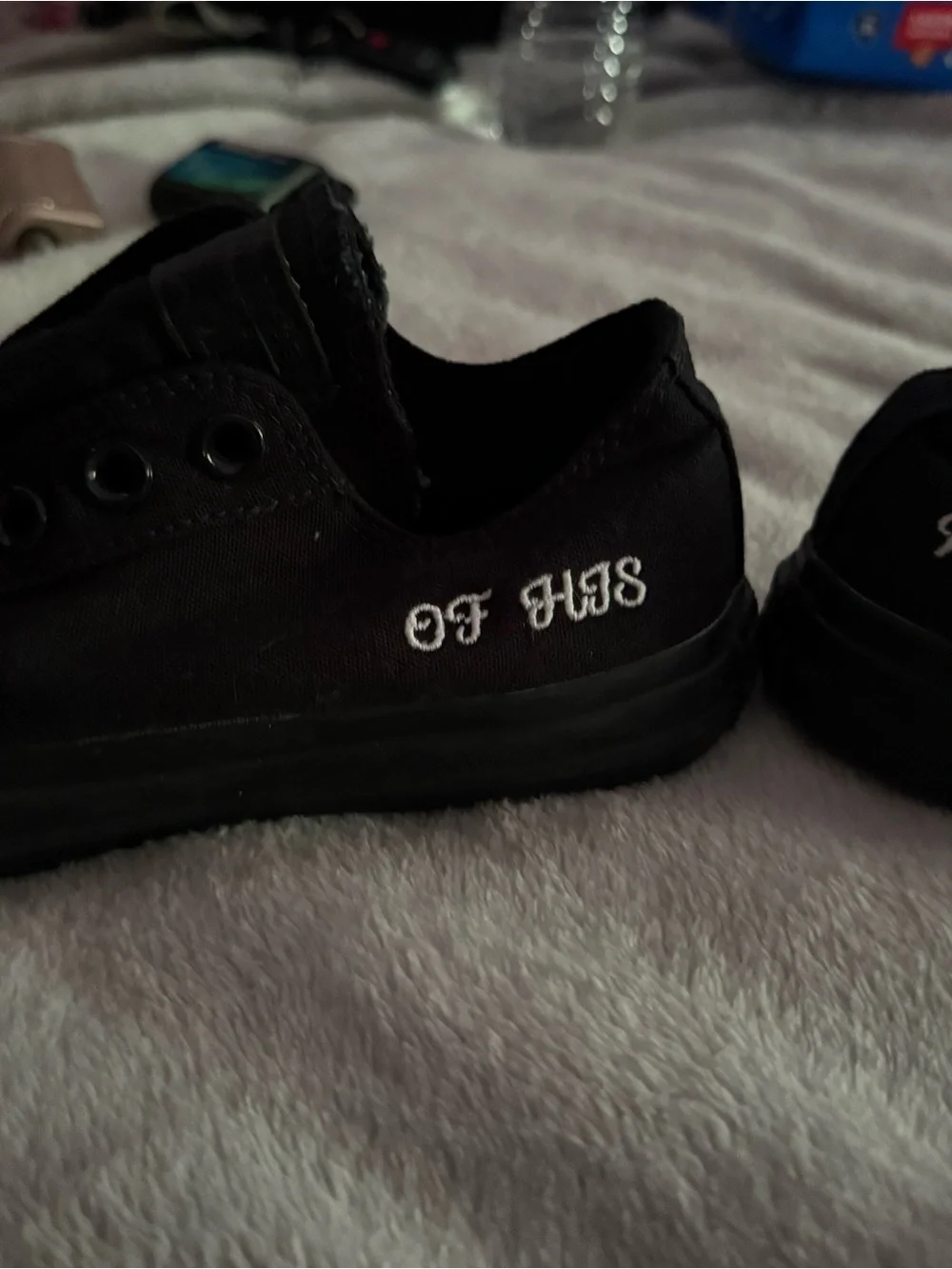 Converse All Black Low-Top Sneakers - Picture 3 of 9